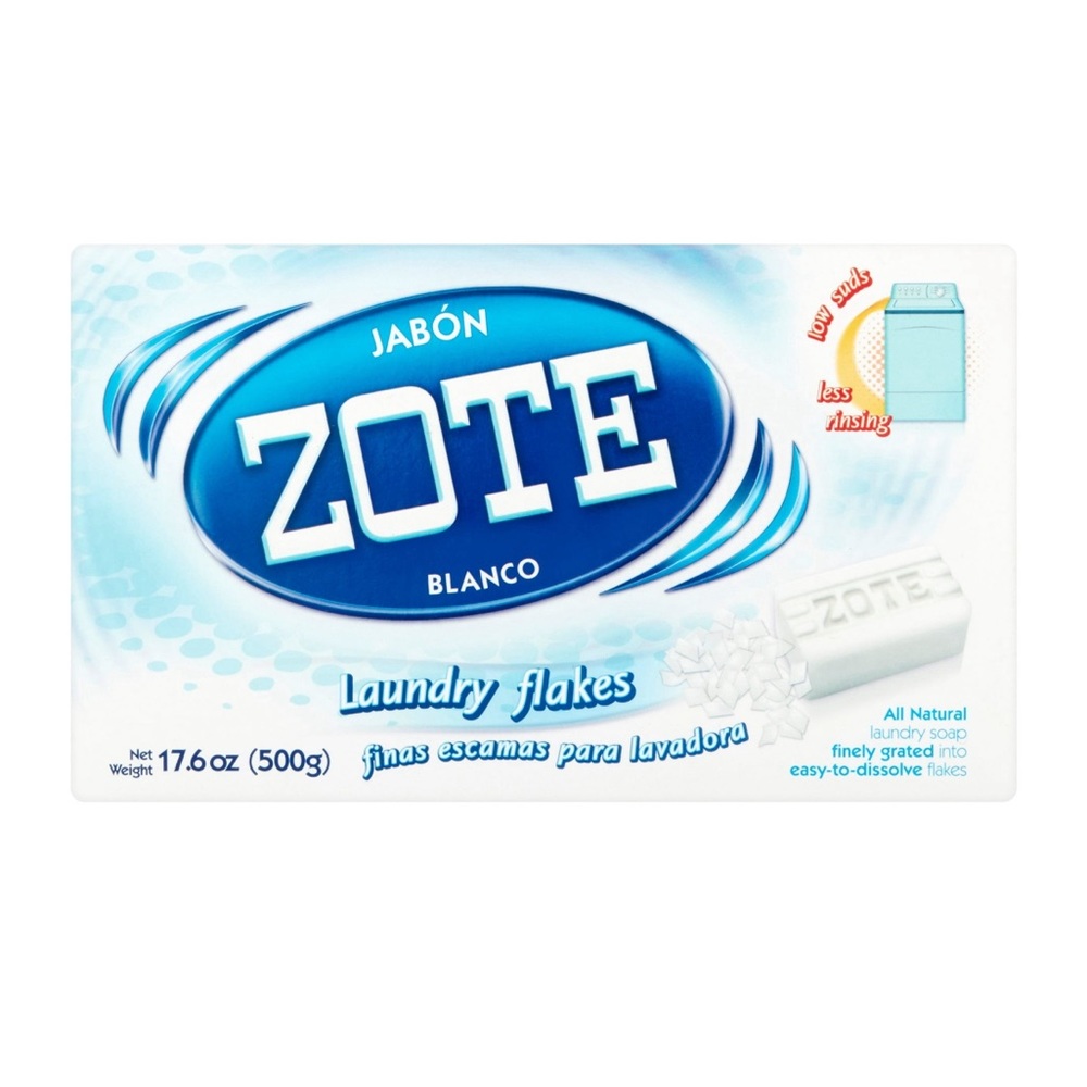 2 pk Jabon Zote Blanco White Laundry Flakes new factory sealed 500 grams 17.5 oz